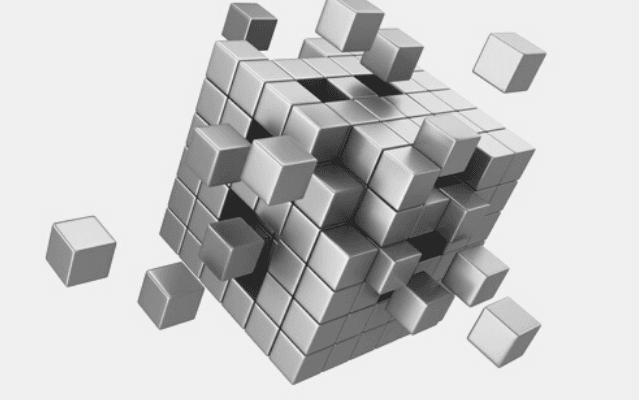 Featured Images - Vector image of a 3-D cube made up of other cubes, several not in place. Image from DepositPhoto