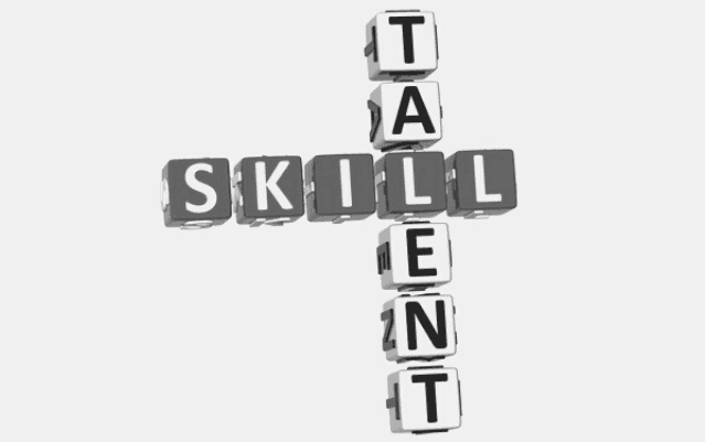 Featured Images - The words Talent and Skill intersecting at the L like a crossword puzzle. Image bought from Depositphotos