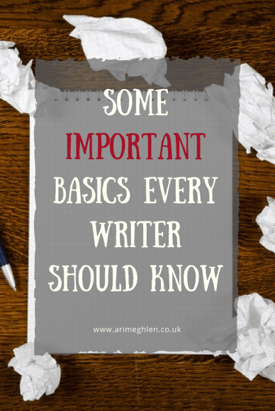 Banner some important basics every writer should know