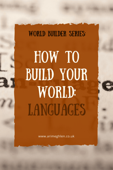 Banner world builder series: how to build your world: language