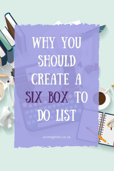 Banner - Why you should create a six box to do list