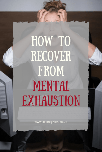 banner how to recover from mental exhaustion