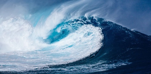 Ocean wave, sea water, image from Pixabay