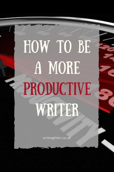Banner - How to be a more productive writer
