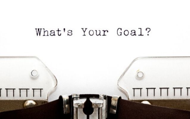 Featured Images - Close up of a photo of a typewriter with the words "What's your goal?" typed. Image purchased from Depositphotos