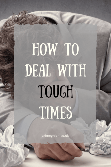 Banner - How to deal with tough times. Dealing with tough times. Dealing with burn-out