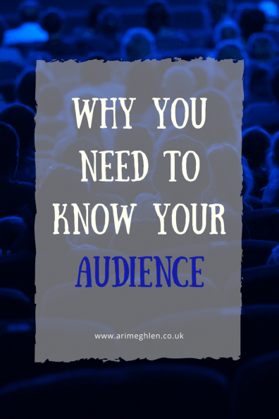 Banner why you need to know your audience, people in a cinema