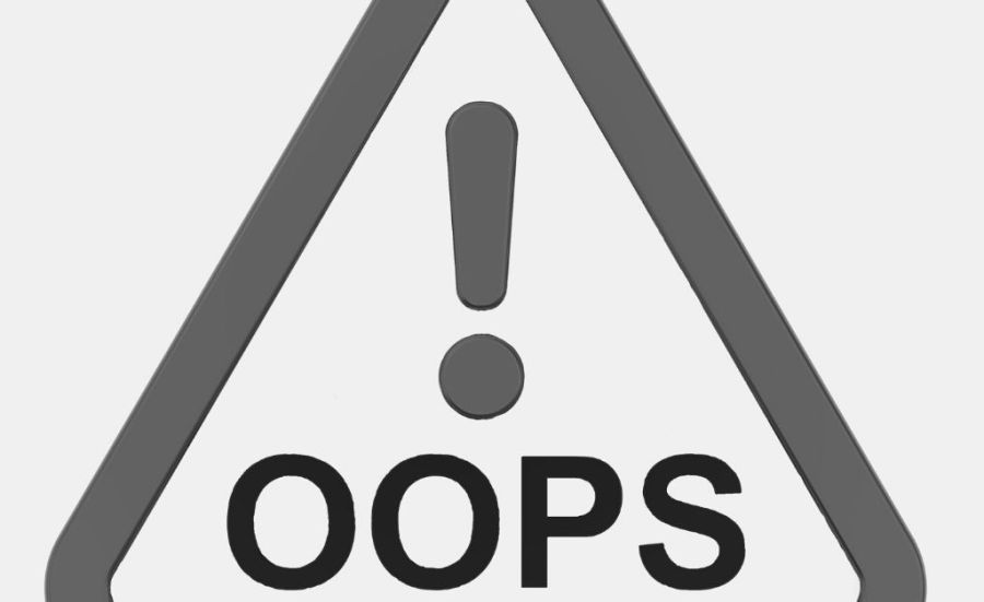 Featured Images - Image of a triangle warning sign with an exclamation mark and the word "oops" written beneath. Image from GraphicStock