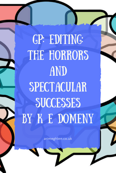 Banner Guest post Editing: The horrors and spectacular successes
