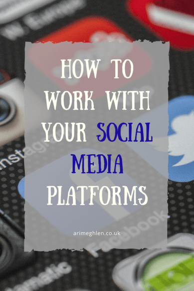 How to work with social media platforms. Tips for those who aren't a fan of social media. How to get