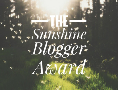 The Sunshine Blogger Award banner
