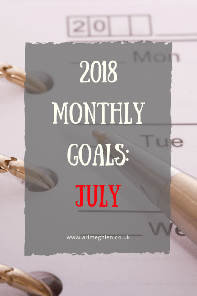 Image: 2018 monthly goals July W