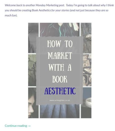 The Read More Tag. Continue reading tag. Image showing what it looks like.