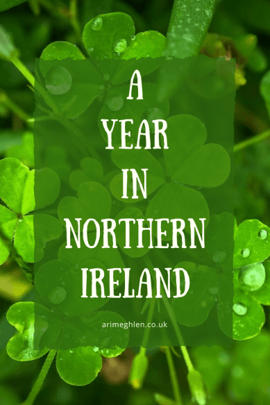 Title Image: A Year in Northern Ireland. Image: Cluster of Shamrock. Cloverleaves
