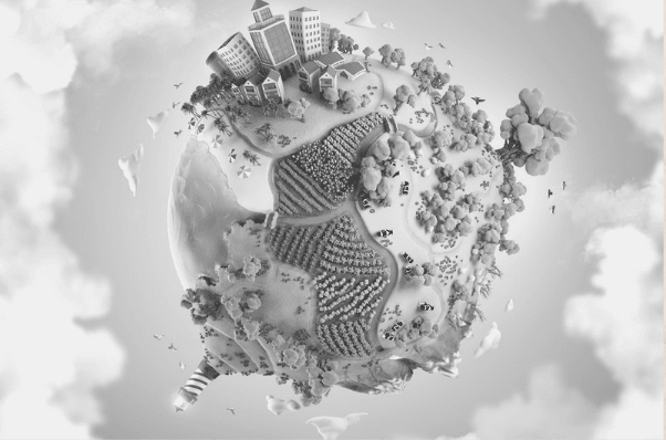 Featured Images - Globe covered in cities. Image from Pixabay