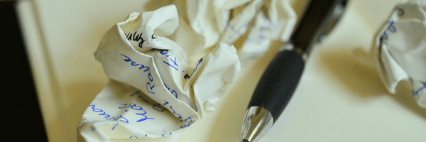 Title Image: Goals, My writing. Image: Pen on a pad of paper