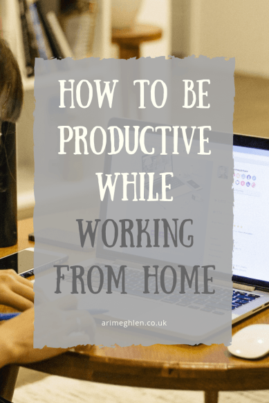 Title Image: How to be productive while working from home. Image: Woman working on a laptop at home