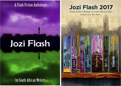 Book cover image for Jozi Flash. A flash fiction anthology