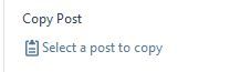 Screenshot of Copy Post option in WordPress