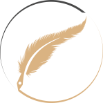 Ari Meghlen Logo. Writer logo, quill