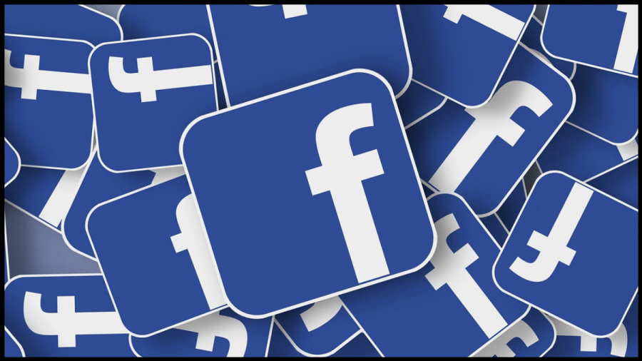 Image of the blue and white Facebook logo.