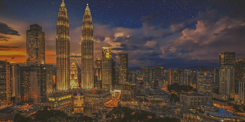 Photo of skyscrapers and cityscape. Kuala Lumpar