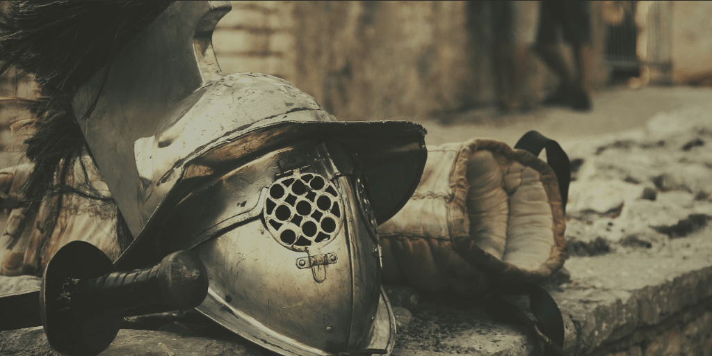 Photo of gladiator armour