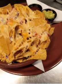 food in a restaurant