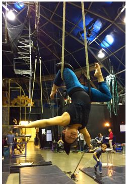 Dance Trapeze. Performer Catherine Doveland