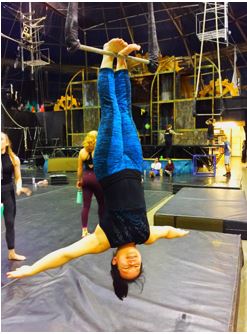 Dance Trapeze. Performer Catherine Doveland