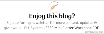 Enjoy this blog? Sign up for my newsletter for more content, updates & giveaways. Plus my FREE mini plotter workbook PDF. Newsletter Banner