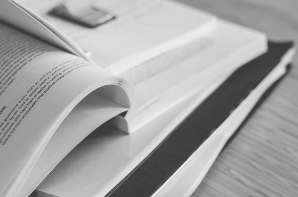 Featured Images - Books open with sticky tabs. Image from Pixabay