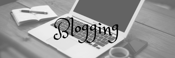 Blogging header. Image: Laptop on desk