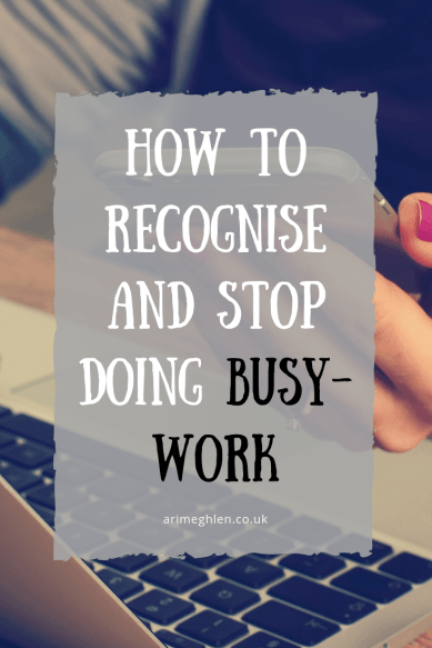 How to recognise and stop doing busy work. Image: Woman working on laptop and phone