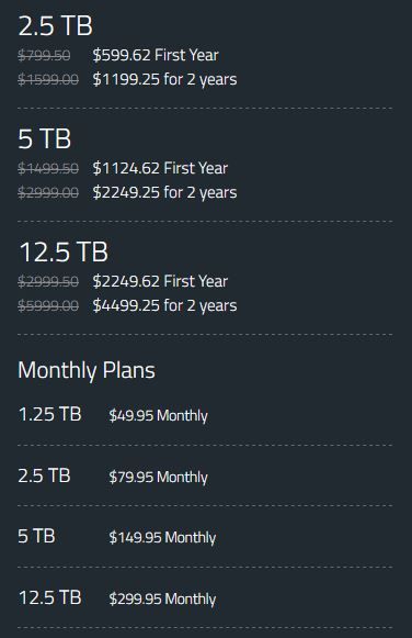 iDrive Business pricing plan 2