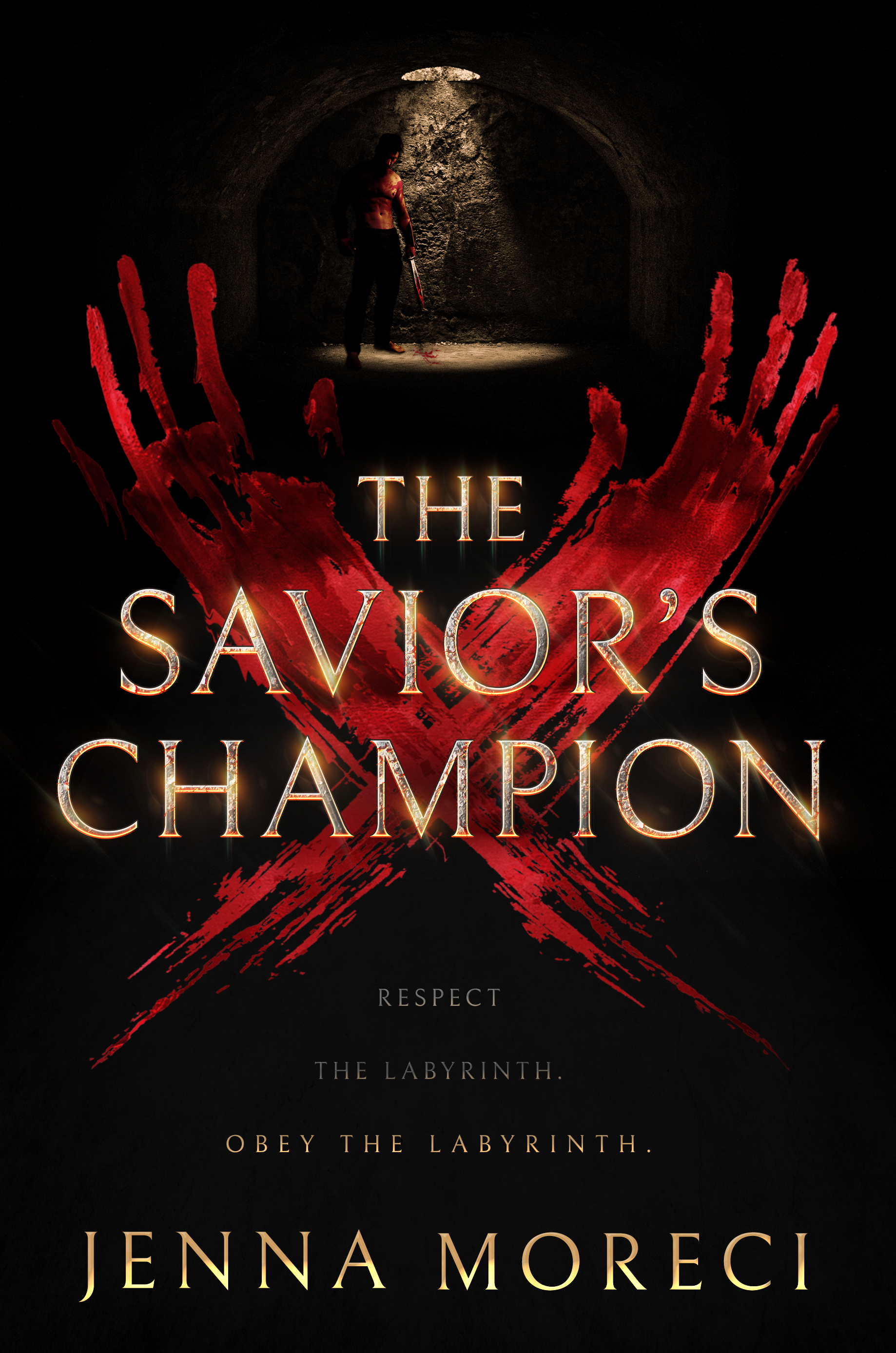 The Saviour's Champion by Jenna moreci.  Book cover