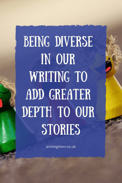Being diverse in our writing to add greater depth to our stories. Image of little wooden pen people from Pixabay bay