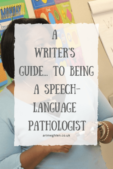 A Writers Guide to being a speech-language pathologist. Image from Pexels