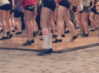 Dance class. Image from Sam Rudy