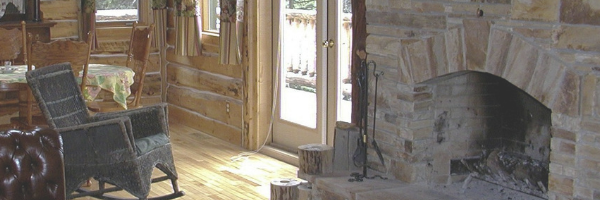 Subtle foreshadowing using the mention of a fireplace poker. Image of open fireplace with poker. Image from Pixabay