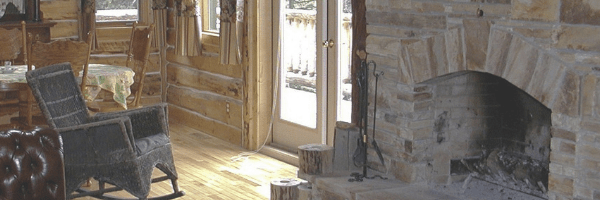 Subtle foreshadowing using the mention of a fireplace poker. Image of open fireplace with poker. Image from Pixabay