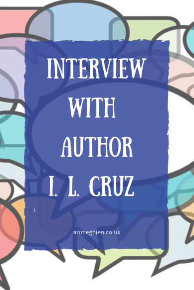 Interview with author I.L Cruz.  Image of speechbubbles