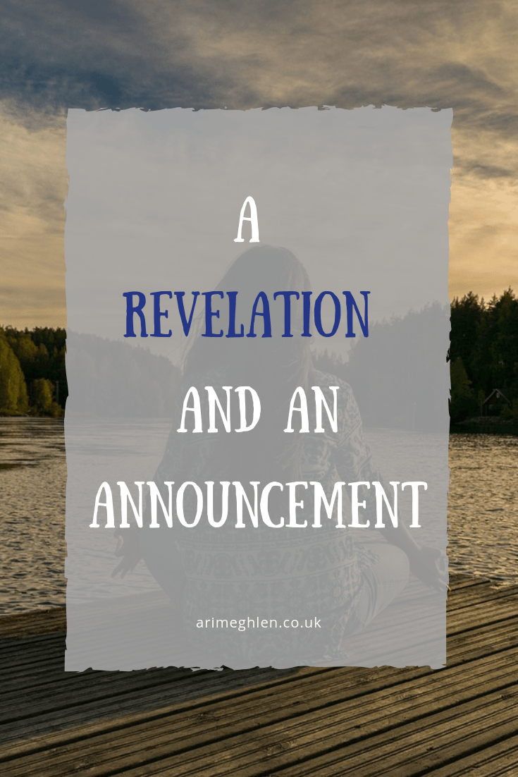 A Revelation and an Announcement post. Image from Pixabay
