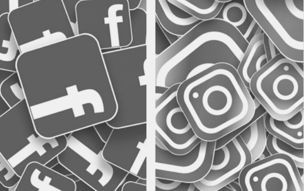 Featured Image. Facebook icons and Instagram icons. Images from Pixabay