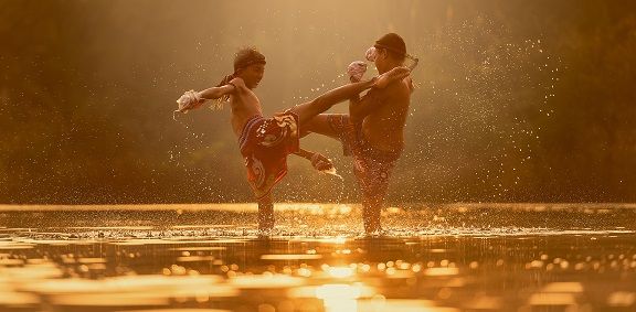 Martial arts, fighting, kicking.  Image from Pixabay