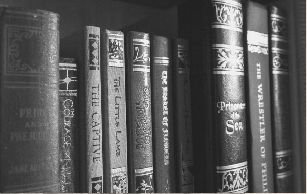 Featured Image for How to get more bookshelf space. Image of books from Pixabay