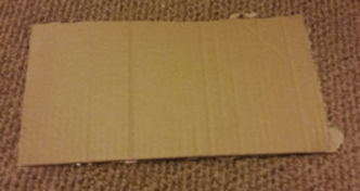 DIY Project double your bookshelf. Cardboard shelf