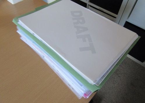 My Writerlife Series - Workstation set-up - the pile of papers