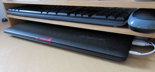 My Writerlife Series - Workstation set-up - shelf