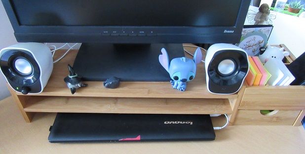 My WriterLife Series - Workstation set-up - Monitor Stand